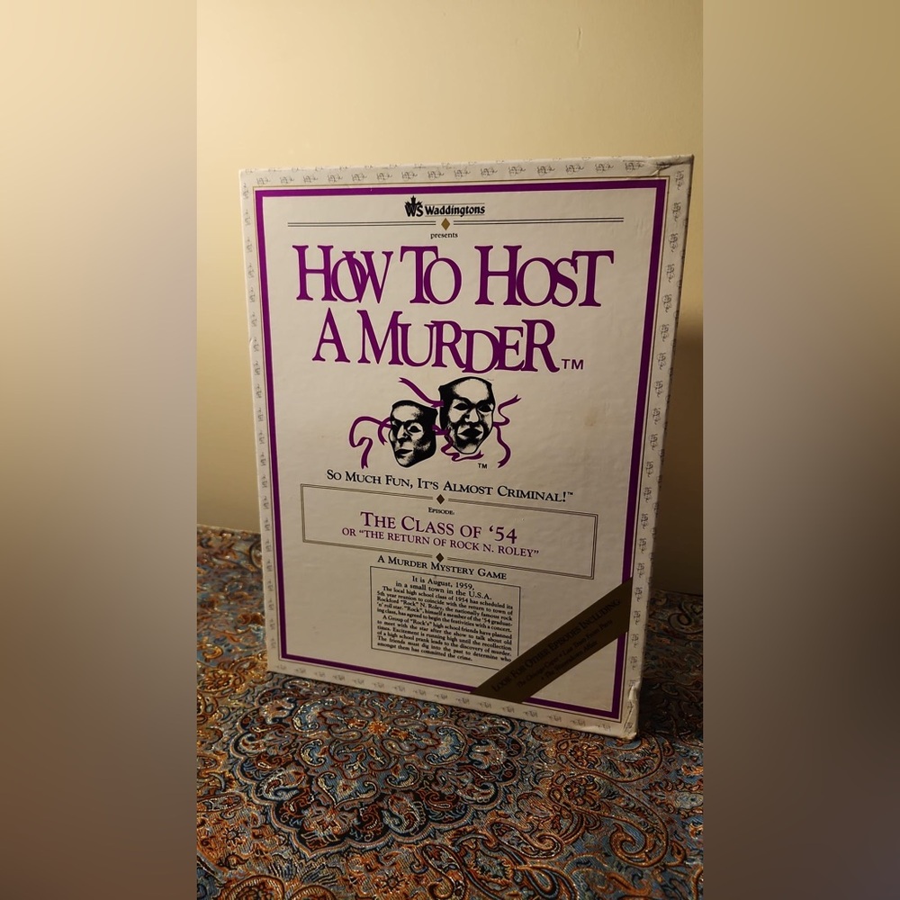 How To Host A Murder Board Game - The Class of ‘54